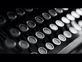 ASMR Of old typewriter typing to trigger that nostalgia vintage feeling | Only ASMR Sounds