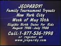 RARE - Jeopardy! Family Tournament Tryouts Ad 1999