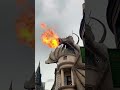 Fire-breathing dragon in Diagon Alley at Universal Studios Orlando