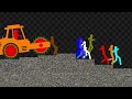 Survival Stickman Race - Road Roller