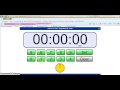 Online Stopwatch (How-to video: screencast)