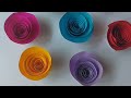 Easy and Beautiful paper Rose Making 🌹| How to make Rose flower#diy