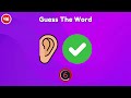 Can You GUESS the word? EMOJI Quiz Challenge 2024