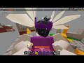 Getting my friend a 700 winstreak in roblox bedwars...