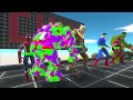 MARVEL vs EVOLUTION OF GOLEM - Animal Revolt Battle Simulator