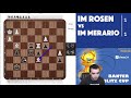 IM Eric Rosen vs IM Andres Merario | Banter Blitz Cup
