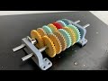 3d Printed GEARBOX speed record - (500,000:1 gear ratio)