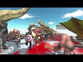 Avengers vs thanos and all units animal revolt battle simulator