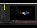 Particle Logo Animation in After Effects | NO PLUGINS
