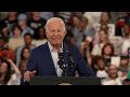 President Biden vows to stay in race