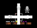 playing undertale/sans fight round four FIGHT!