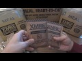 MRE Unboxing: XMRE 24-Hour Ration Case -- First Look