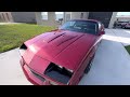 2,300-Mile 1991 Chevrolet Camaro Z28 1LE 5-Speed Driving POV