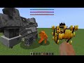 WARDEN Vs ENDERMAN & BLAZE & ZOMBIE & IRON GOLEM ALLIANCE