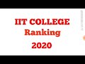 TOP 10 IIT COLLEGE RANKING 2020..NEW ranking by Pgn