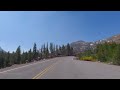 Tioga Pass Scenic Drive Through Yosemite National Park - Sierra Nevada Mountains 4K