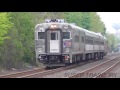 New Jersey Transit Trains at Broadway St. in Point Pleasant, NJ