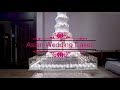 Asian Wedding Cakes - 12 tier tea light table GRAND SAPPHIRE
