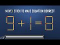 Move 1 Stick To Make Equation Correct-New Full 7