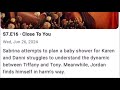 Tyler Perry's Sistas | Episode Synopsis Breakdown: Close To You