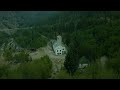 Abandoned Mining Town Continuous Drone Shot