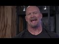 Goldberg answers “Stone Cold’s” rapid-fire questions in the Broken Skull Bar