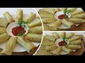 Lumpia with sriracha dipping sauce