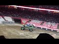 Monster Jam Live Show: Monster Truck Grave Digger Doing The Best Front Wheelies and Other Stunts