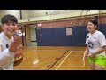 あの安間志織選手と戦ってボコボコなんてされてない。i didn’t get to beat pro player during 1 on 1 hooping 🏀