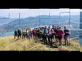 Renato Mazzoleni (BG) sul Monte Cornizzolo con i Liguru' de Sedrina