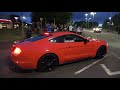 Tuner Cars Leaving a Car Show - June 2018