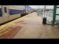 Amtrak Pacific Surfliner train arrives in Burbank Downtown 20240413 heads south to LA Union Station