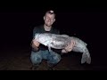 Fishing a Shallow Mud Point ALL NIGHT for Catfish! (River Camping, Logjam Fishing)