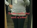 Teacher outfits for first week of school #BackToSchool #TeacherOutfits