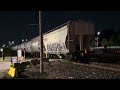 Awesome eastbound CPKC unit grain train departing downtown St. Louis headed back to North Dakota