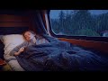 Fall Asleep in 4 Minutes  -  Rain Sound in the Car to Sleep , Relax and Relieve Stress
