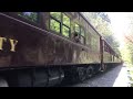 Steam train in Nantahala Gorge, North Carolina