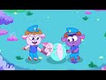 HUNGRY PLANET| Learn Planets Size 🪐🌎 Funny Cartoon For Kids by Cleo & Theo