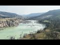 Fly over the Chilcotin River landslide, Mon. Aug 5, 2024; 7:30PM.