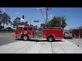 LACo.FD Quint, Engine & Squad 116, Squad 158, McCormick Amb.(s)