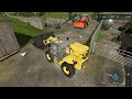 LEVELING & COMPACTING GRASS IN BUNKER WITH JCB & MF | Court Farm | Farming Simulator 22 | Episode 11