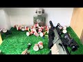 Special police weapon toy set unboxing | SCAR assault rifle, carbine M2 rifle, Glock pistol, bomb