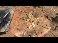 The easiest way to burn a tree stump