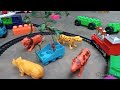 Drama bus tayo, thomas & friends, excavator, loader, buldozer, crane, pesawat