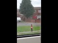Man fighting teenage boy
