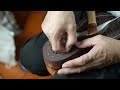 How It's Made:Handmade shoes with Norwegian stitching [asmr]