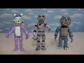 FNAF Five Nights at Candy's Articulated Fake Funko Bootleg Freddy Figures