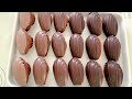 그라데이션 초콜릿 코팅 마들렌/초코마들렌/발렌타인데이 베이킹/Chocolate Madeleine/마들렌 레시피