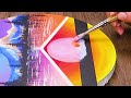 How to Paint Abstract 3 piece of art | Easy & Beautiful Painting
