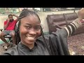 Spring Break Unwind Vlog | Groceries, Cooking, Braiding My Hair